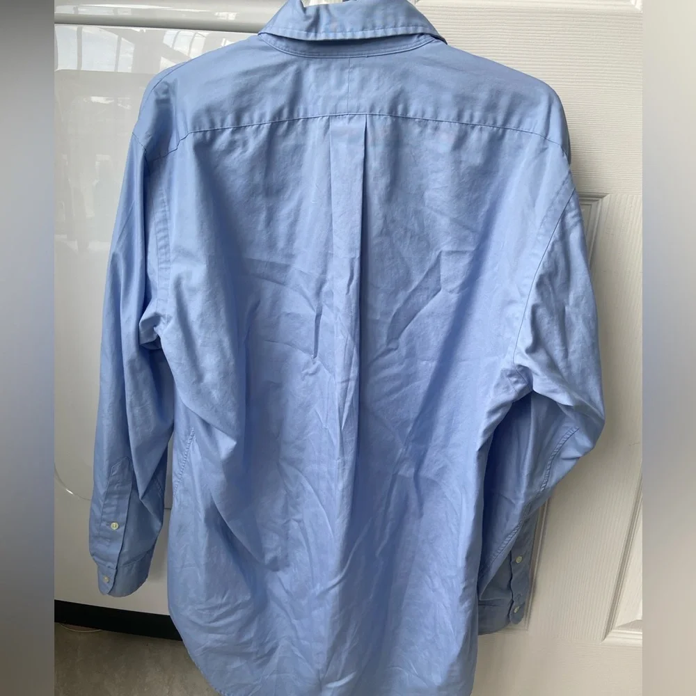 Blue Ralph Lauren button down. - Picture 4 of 4